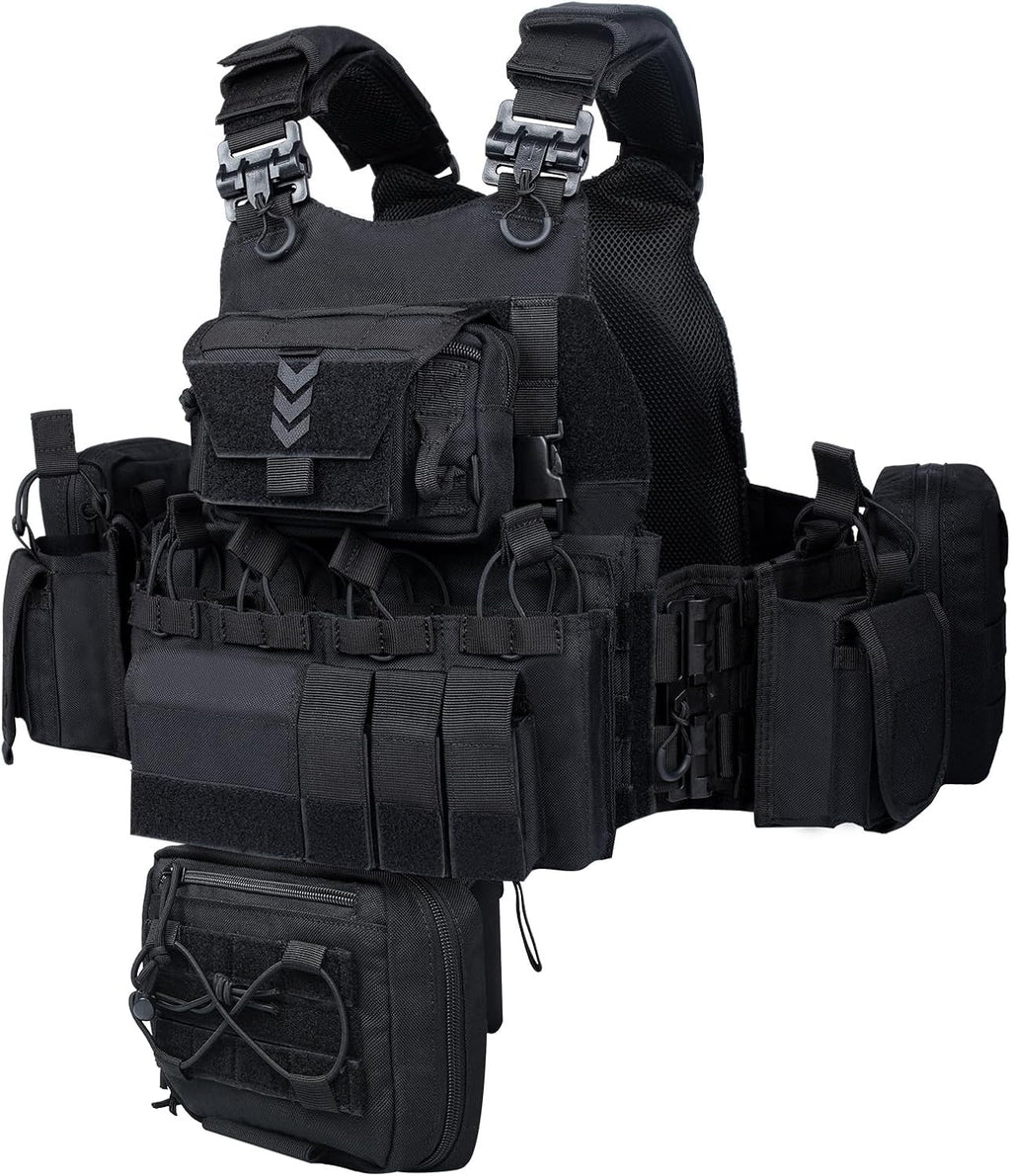 vAv YAKEDA Quick Release Tactical Outdoor Vest for Ment Adjustable Breathable Weighted Vest