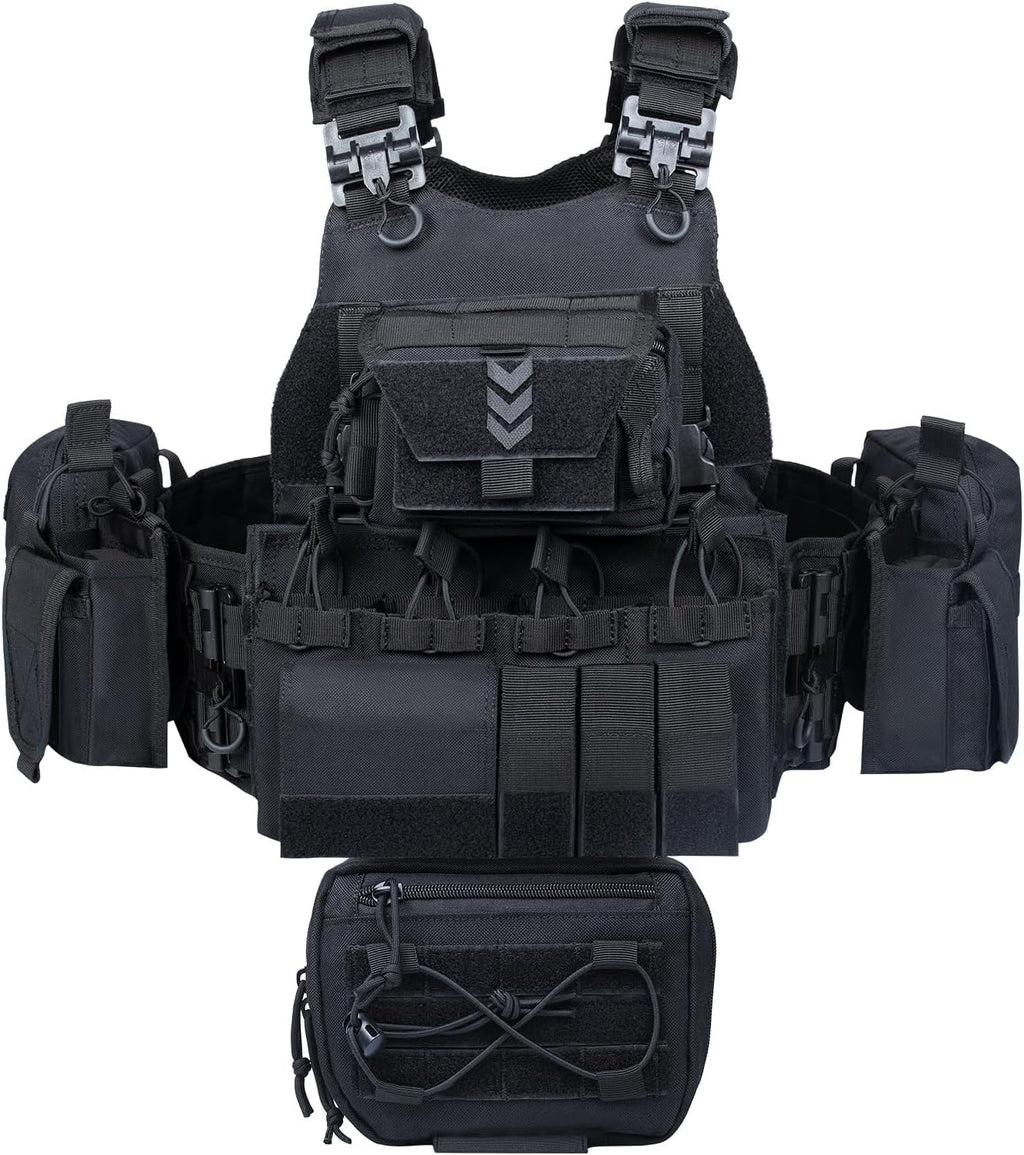 vAv YAKEDA Quick Release Tactical Outdoor Vest for Ment Adjustable Breathable Weighted Vest