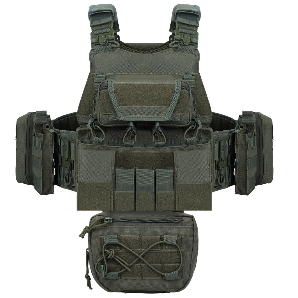 vAv YAKEDA Quick Release Tactical Outdoor Vest for Ment Adjustable Breathable Weighted Vest