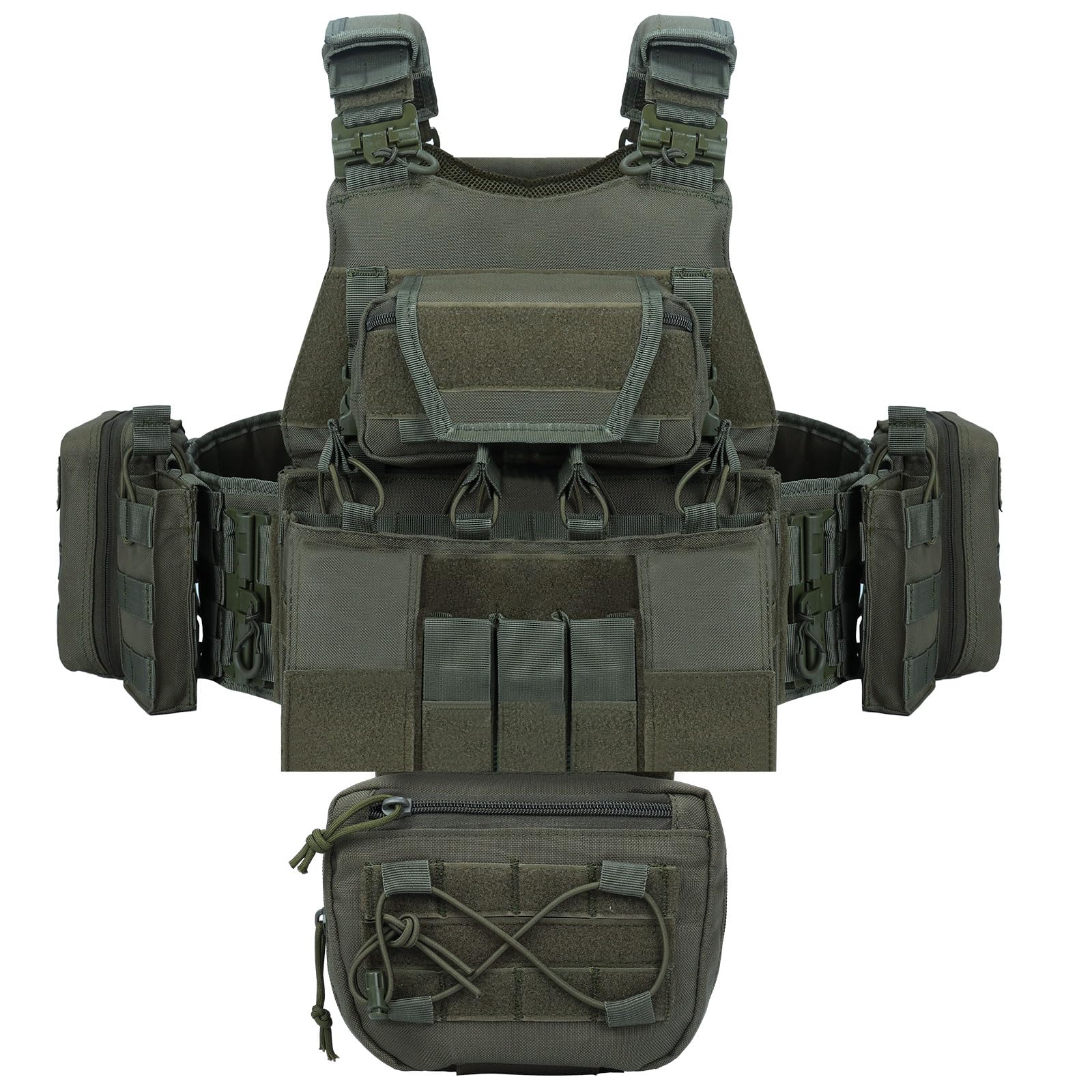 vAv YAKEDA Quick Release Tactical Outdoor Vest for Ment Adjustable Breathable Weighted Vest