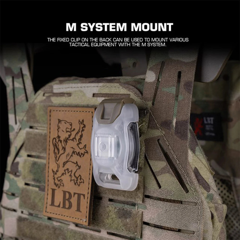 Tactical NANO Signal Light Airsoft Sport Helmet Light Outdoor Survival Safety Signal Flash LAMP Light for Hunting Adventure
