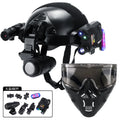 Kids Tactical Helmet Set Children's CS Shooting Airsoft Helmet with Night Vision Model Laser Sight for Kid Battle Game Paintball