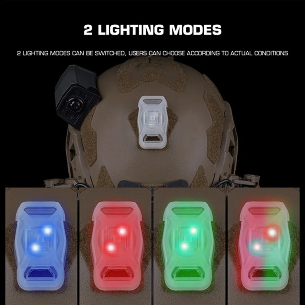Tactical NANO Signal Light Airsoft Sport Helmet Light Outdoor Survival Safety Signal Flash LAMP Light for Hunting Adventure