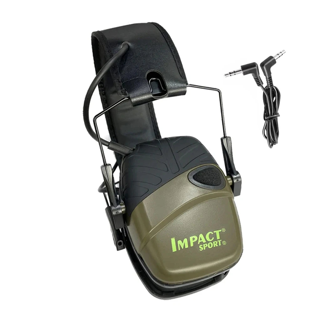 NEW Tactical Electronic Shooting Hearing Protection Headset Earmuff Anti-noise Headphone Sound Amplification Foldable