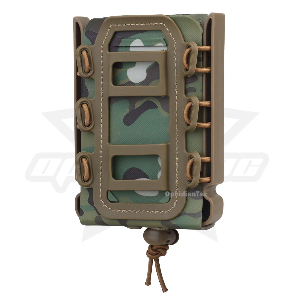 OPHIDIAN Fast Mag TPR Flexible Molle Magazine Pouch Carrier for Ar15 M4 5.56/7.62 Magazine Pouch Rifle Pistol Magazine Holder