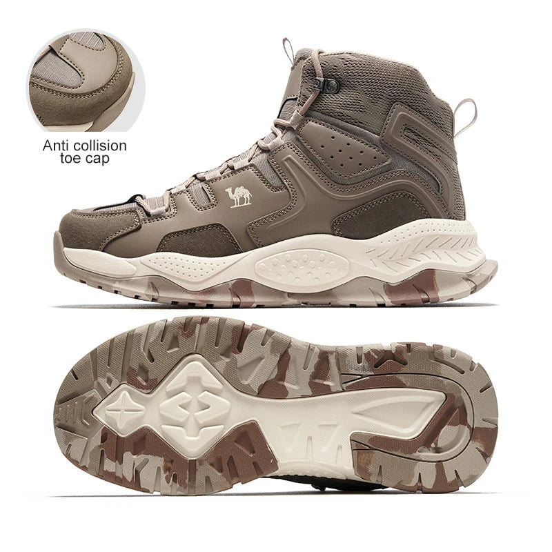 GOLDEN CAMEL Outdoor Waterproof Hiking Shoes High-top Boots Sports Training Trekking Shoes for Men 2023 Non-slip Wear-resistant
