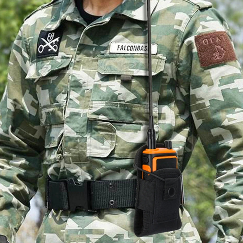 1000D Molle Talkie Pouch Tactical Radio Walkie Talkie Bag Holder Pocket Portable Interphone Holster Carry Bag Hunting Camping