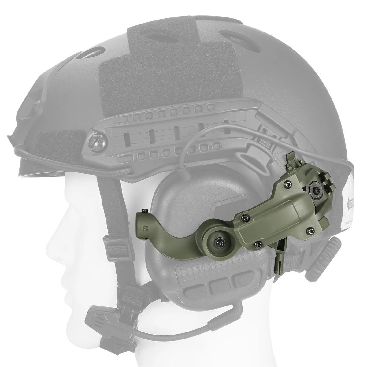 Multi-Angle Rotation Tactical Helmet Rail Adapter – Fit OPS Core ARC Team Wendy  Rail Shooting Headset