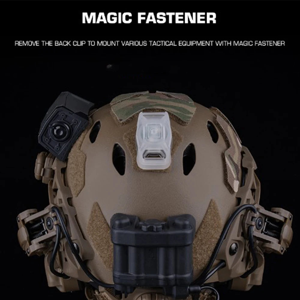Tactical NANO Signal Light Airsoft Sport Helmet Light Outdoor Survival Safety Signal Flash LAMP Light for Hunting Adventure