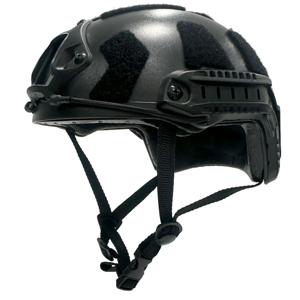 Tactical Helmet FAST Style ABS Shell with SF Hook and Loop Panels PJ MH Options for Airsoft Paintball