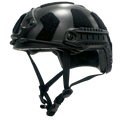 Tactical Helmet FAST Style ABS Shell with SF Hook and Loop Panels PJ MH Options for Airsoft Paintball