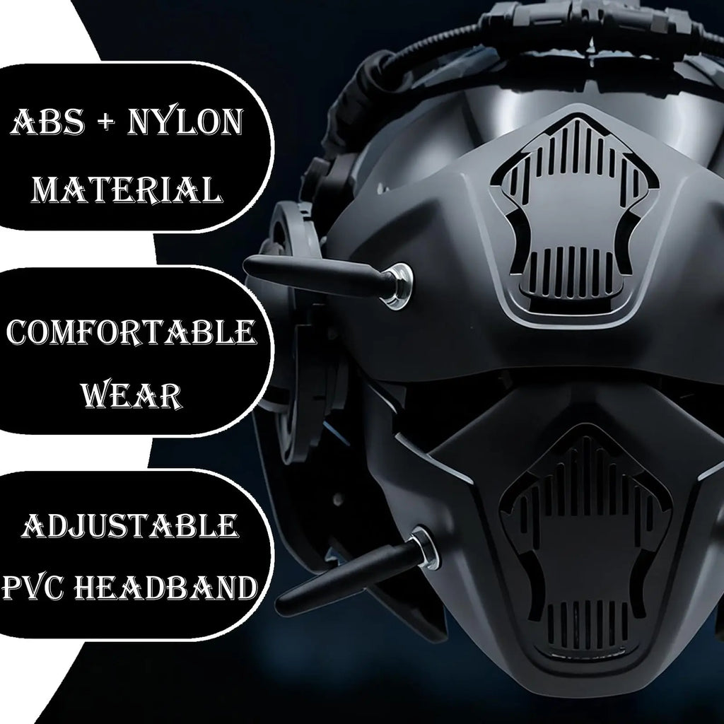 Cyberpunk Skull Tactical Helmet, Cosplay Prop for Costume Events and Outdoor Activities, Stylish Protective Headgear For Parties