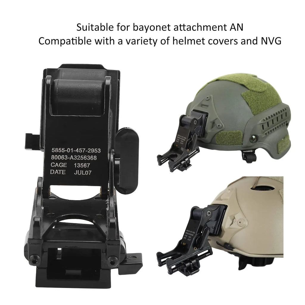 Tactical Airsoft Helmet Set With PVS14 Bracket Binocular Night Vision Goggles Model Signal Light Battery Pouch for Shooting Game