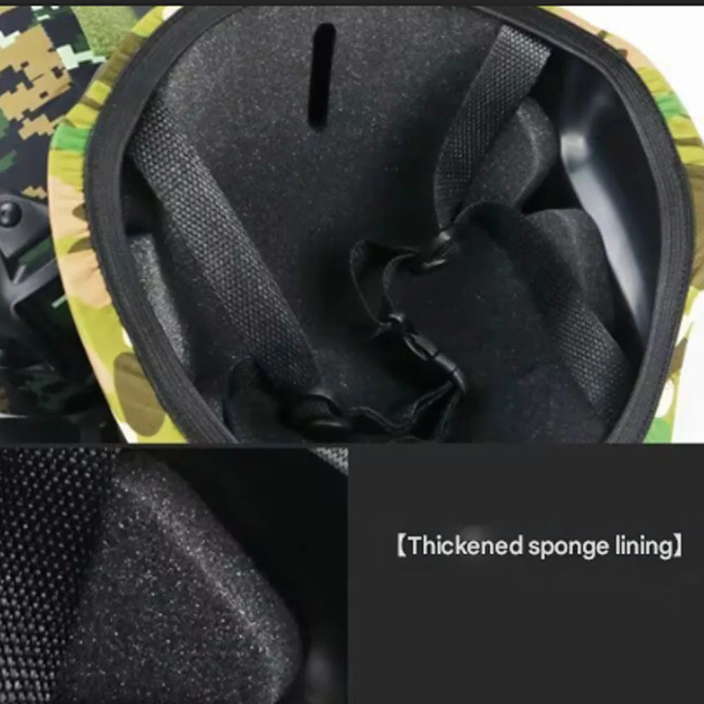 Tactical Kid's Airsoft Helmet Set Children Special Forces Training Military Combat Gear for Outdoor CS Shooting Games Cospaly