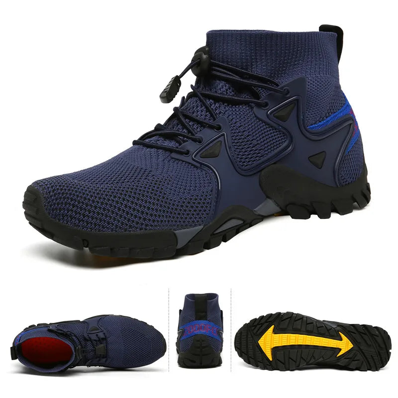 Summer Men's Casual Shoes Mesh Breathable Men's Sneakers Outdoor Slip-On Men's Shoes Lightweight Men's Wading Shoes Hot Sale