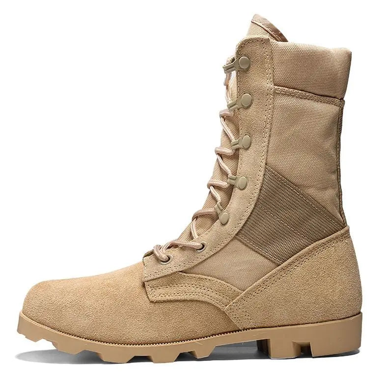 2026 Autumn and Winter Wolf Men's Hight-Top Desert Fans Delta Boots