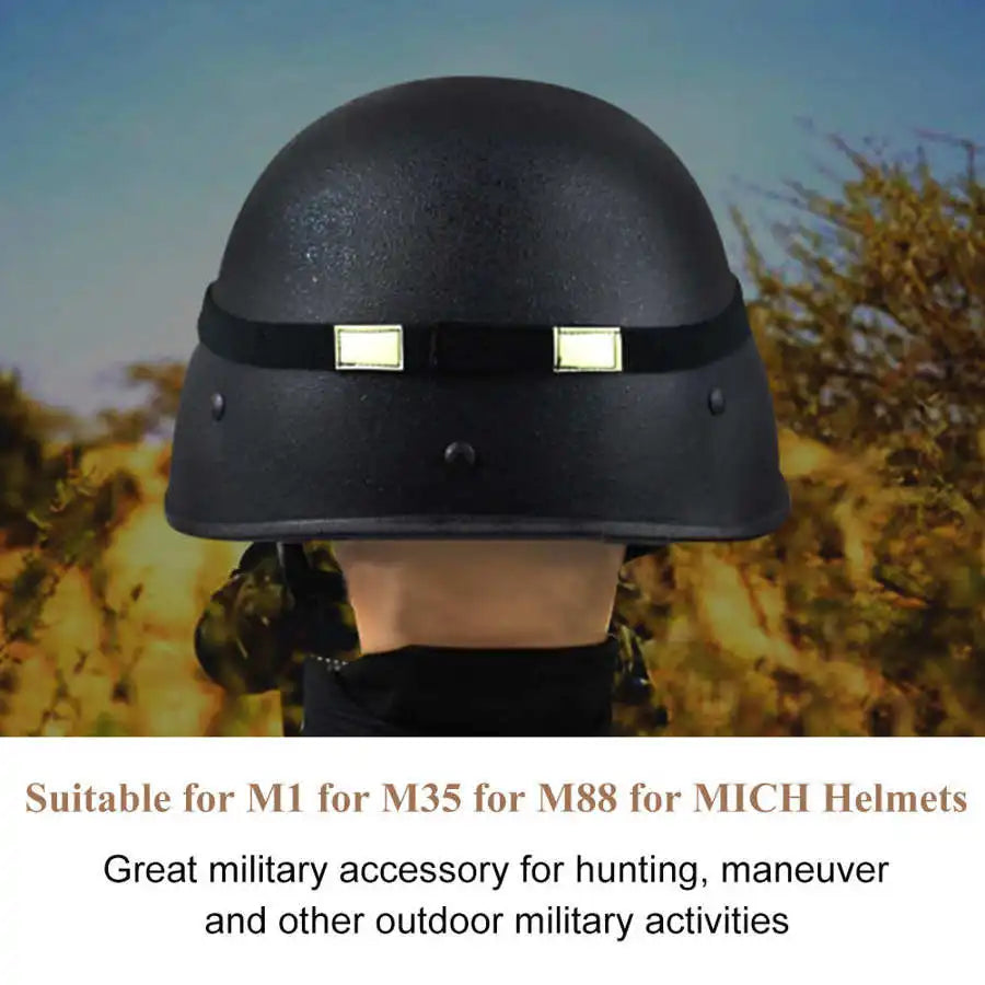 Helmet Strap Reflective Camo Helmet Straps Elastic Band For M1 M88 MICH Military Helmet Outdoor Games Helmet Accessory