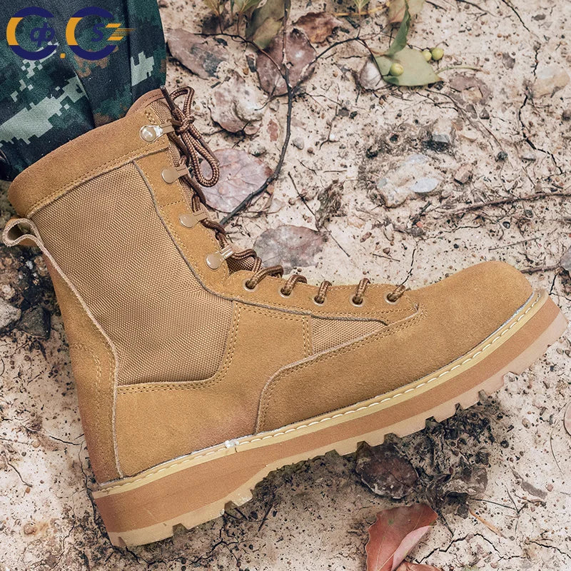 2025 Autumn Outdoor Breathable Ultra Light Combat Men's Special Forces Army Land Tactical Mountaineering Boots