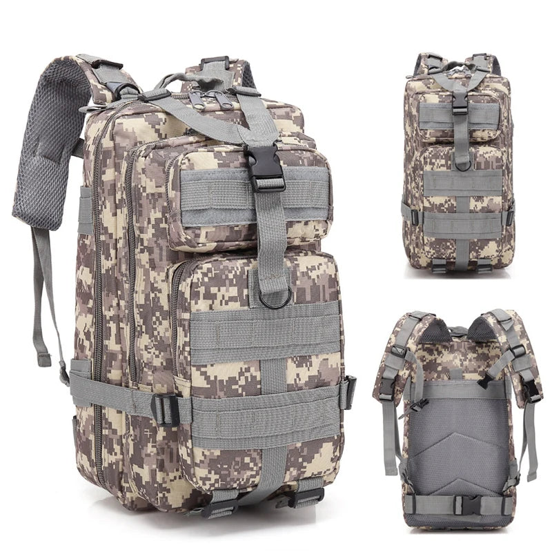 Tactical Backpack 20L-25L Nylon Hiking Camping Traveling Fishing For Men Hunting Bag Outdoor Sport Backpack