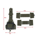 High-Capacity Battery Pouch Case for Tactical Helmet, Paste attached Pouch, Battery Storage Bag, RG BK, New
