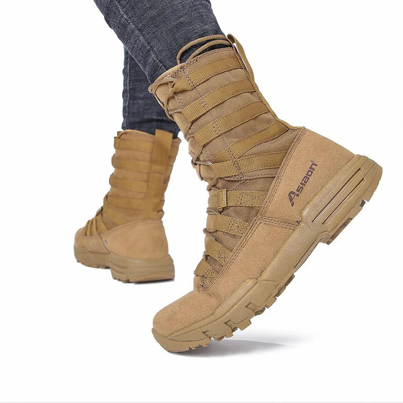 Cool Men Boots Hiking Sport Shoes Ankle Men Sneakers Outdoor Boots Men's Desert Waterproof Work Safety Shoes