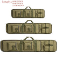 80cm 95cm 115cm Tactical Double Rifle Carry Backpack Tan Hunting Duel Gun Handbag Integrated Pistol Gun Cases Free Shipping