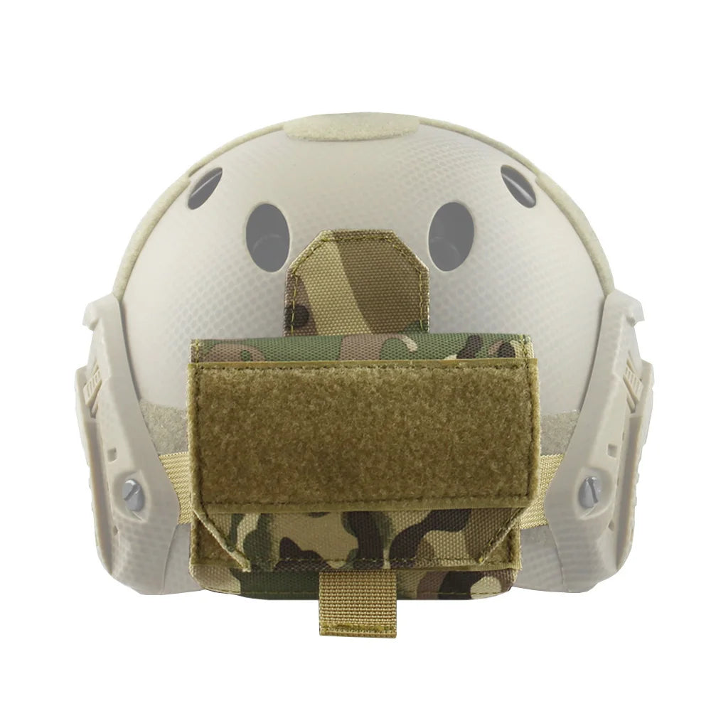 VULPO Hunting Airsoft Tactical Helmet Battery Pouch Fast Helmet Counterweight Pack Helmet Accessories MC BK KH