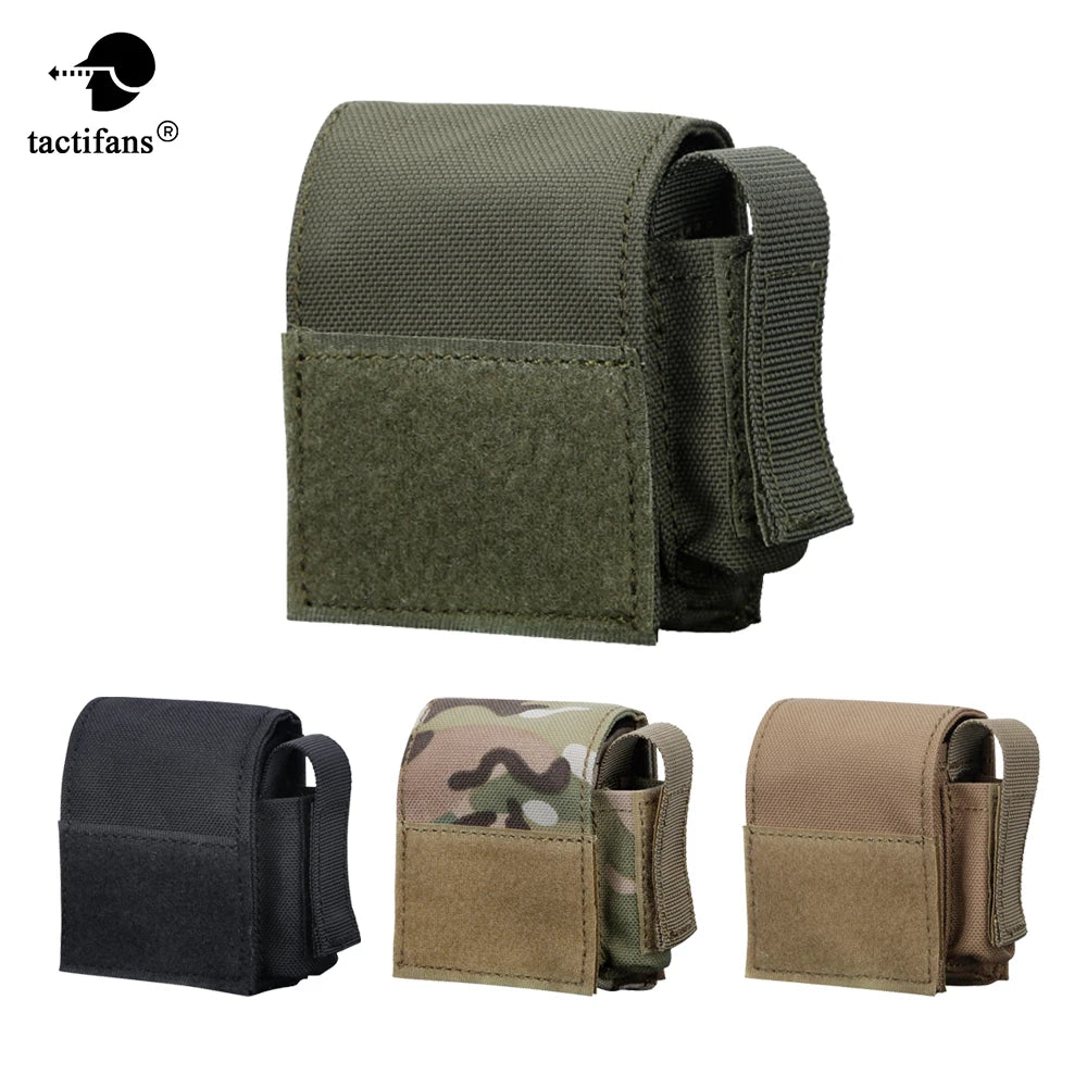 Tactical Cigarette Pouch With Lighter Holder MOLLE Pouch Micro Utility Storage Bag Outdoor Sport Hunting Bag Accessories