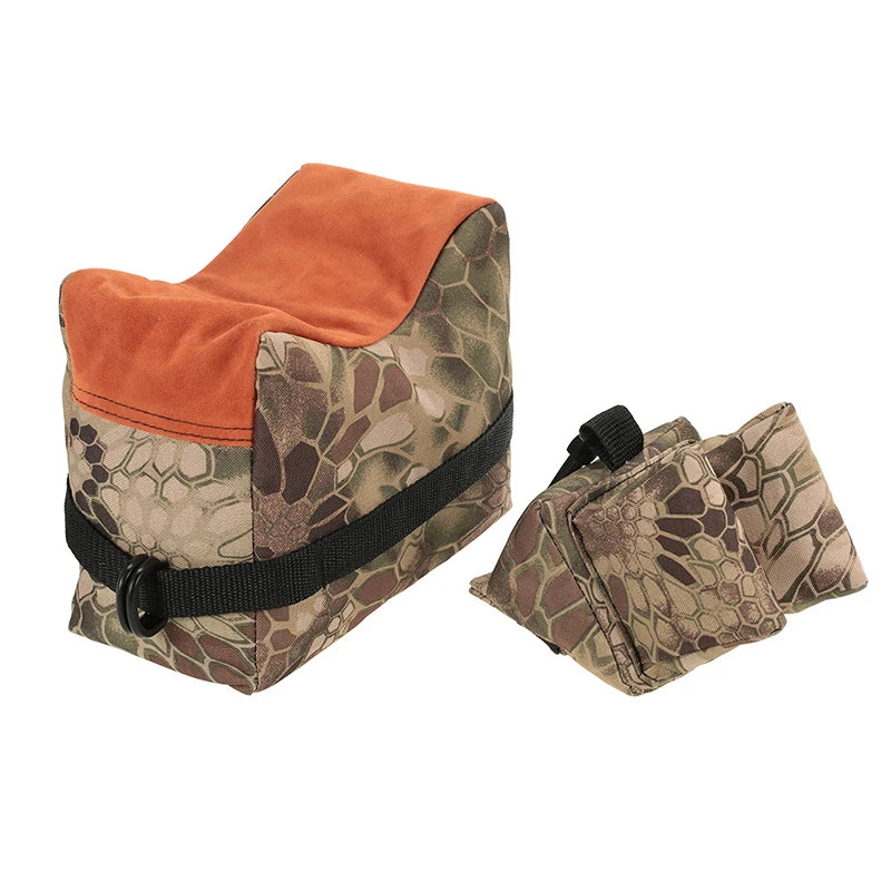 Tactical Gun Rest Bag Support Stand Outdoor Shooting Sandbag Unfilled Front Rear Gun Bag Airsoft Hunting Accessories