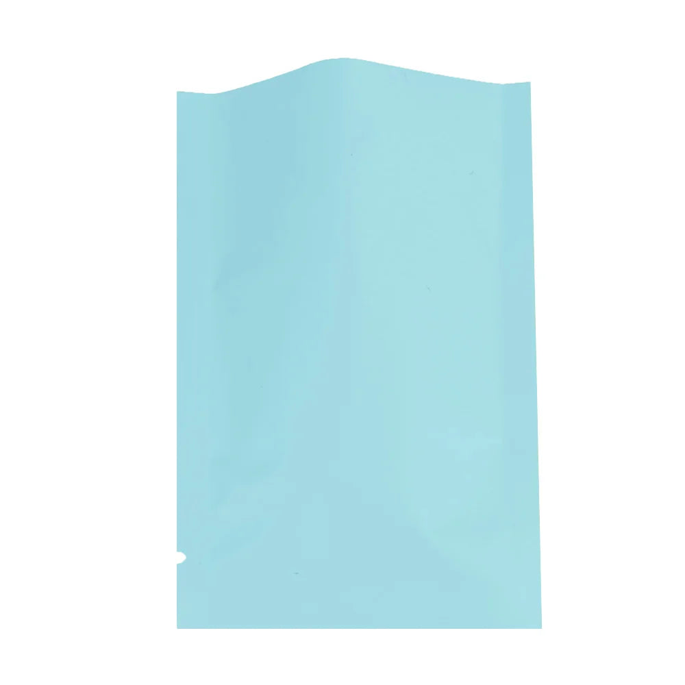 Smell Proof Packaging Bag Aluminum Foil Lined Heat Seal Open Top Pouches - Premium Three-Side Seal Packaging for Coffee Bean