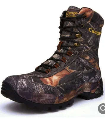 Mens Outdoor High Quality Brand Hiking Shoes Tactical boots Winter Sport Trekking Climbing Athletic Shoes camouflage