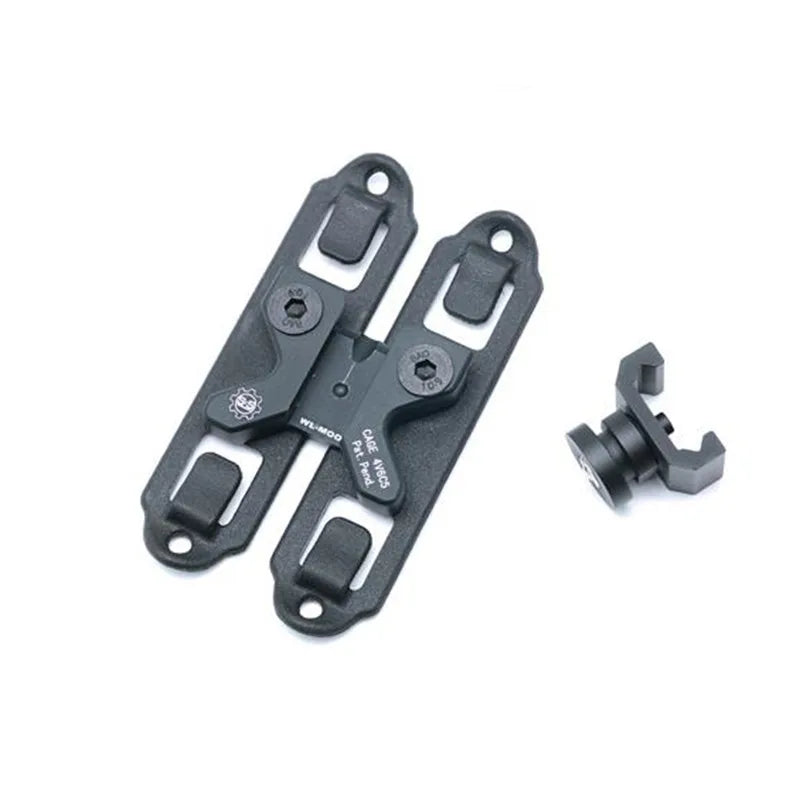 FMA Tactical Airsoft Pistol Handgun Carrier Adapter Mount and Molle Hook For 7/8' Weaver & Picatinny Rail Hunting Accessories