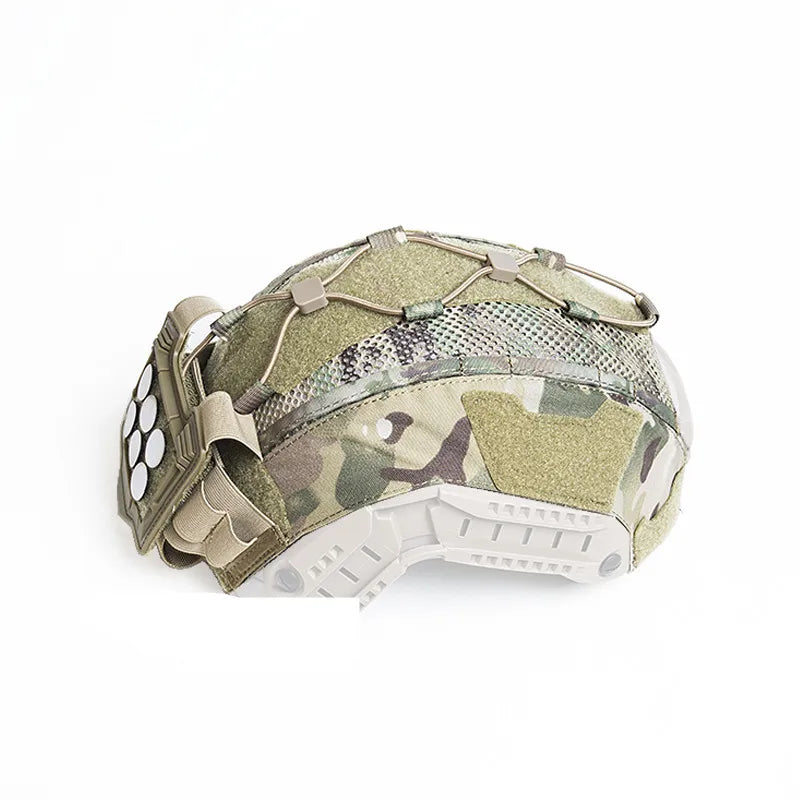 Tactical Maritime Helmet Cover Multifunctional Battery Holder Balanced Pouch Bag BK/DE/MC