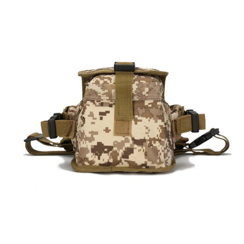 Nylon Tactical Gear Thigh Drop Leg Bag Men Outdoor Hunting Molle Bag Multipurpose Utility Bag for Hiking Camping