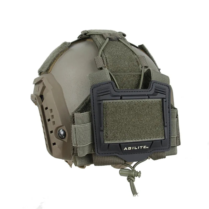 High-Capacity Battery Pouch Case for Tactical Helmet, Paste attached Pouch, Battery Storage Bag, RG BK, New