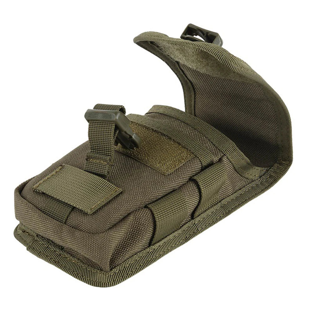 Tactical Double-layer Phone Pouch Hunting Camouflage Molle Bags Outdoor Hunting Molle Fanny Bag Waist Bag Outdoor Sport Bag