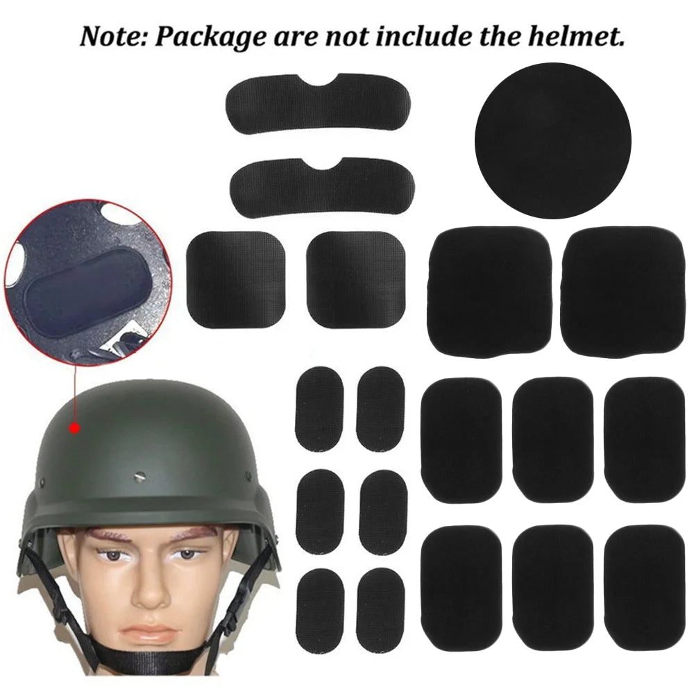1Set Bicycle Helmet Foam Protective Sticker Hunting Shooting Cycling Sports Memory EVA Liners Cap Pad Motorcycle Safety Cushions
