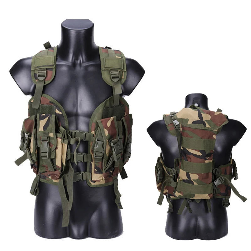 CS Airsoft Molle Vest Hunting Camouflage Vest Tactical Equipment Men Combat Sport Vest