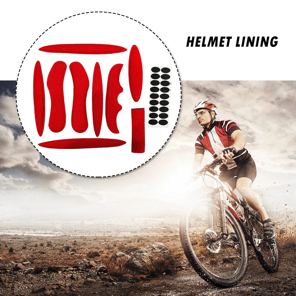 Helmet Pads 27PCS/Set Tactical Helmet Replacement Accessories Soft Insert Motorcycle Padding Kits Bicycle Bike Parts