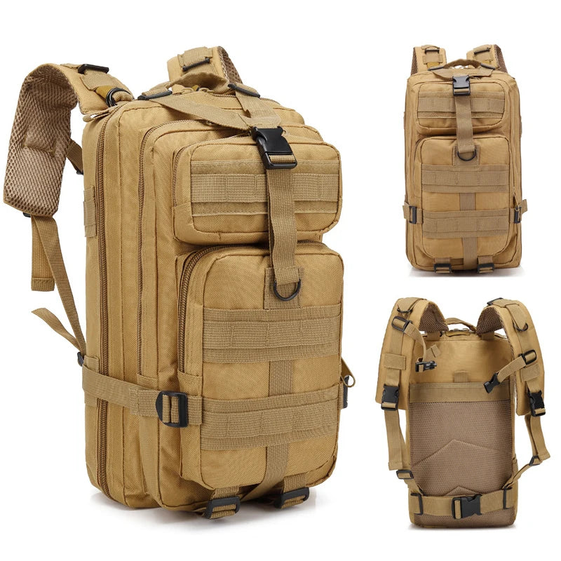 Tactical Backpack 20L-25L Nylon Hiking Camping Traveling Fishing For Men Hunting Bag Outdoor Sport Backpack