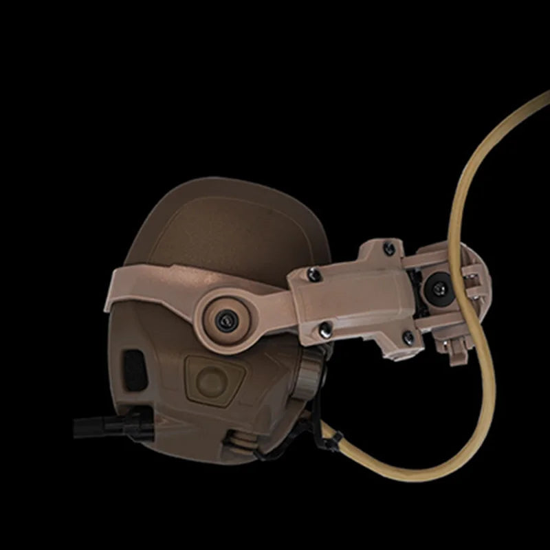 Fast Helmet Earphone Bracket Ops-Core AMP HELMET RAIL MOUNT KIT  Tactical Noise Reduction Ear Connector