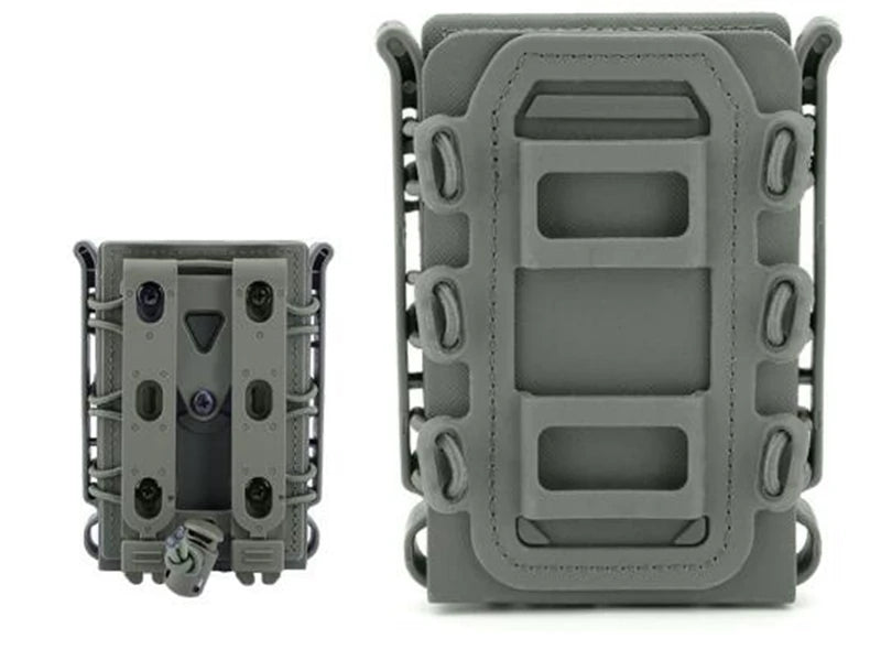 Tactical Magazine Pouch 9 mm Pistol Magazine Pouch Soft Shell Adjustable Hunting Universal Mag Carrier with MOLLE & Belt Clips