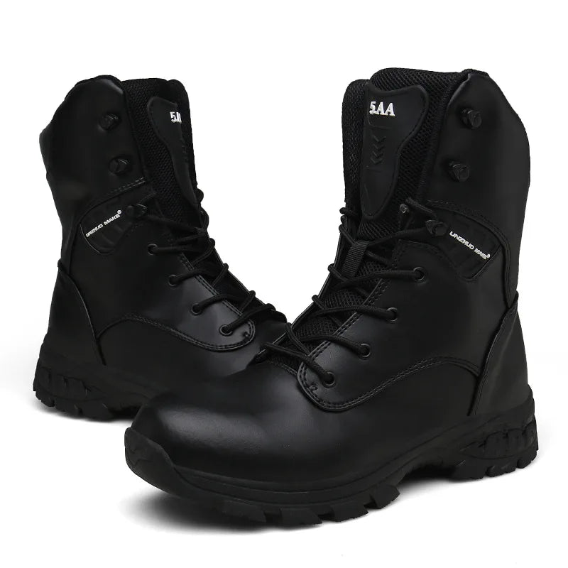 High-top hiking shoes men camouflage waterproof boots non-slip tactical boots Outdoor Trekking Hunting shoes