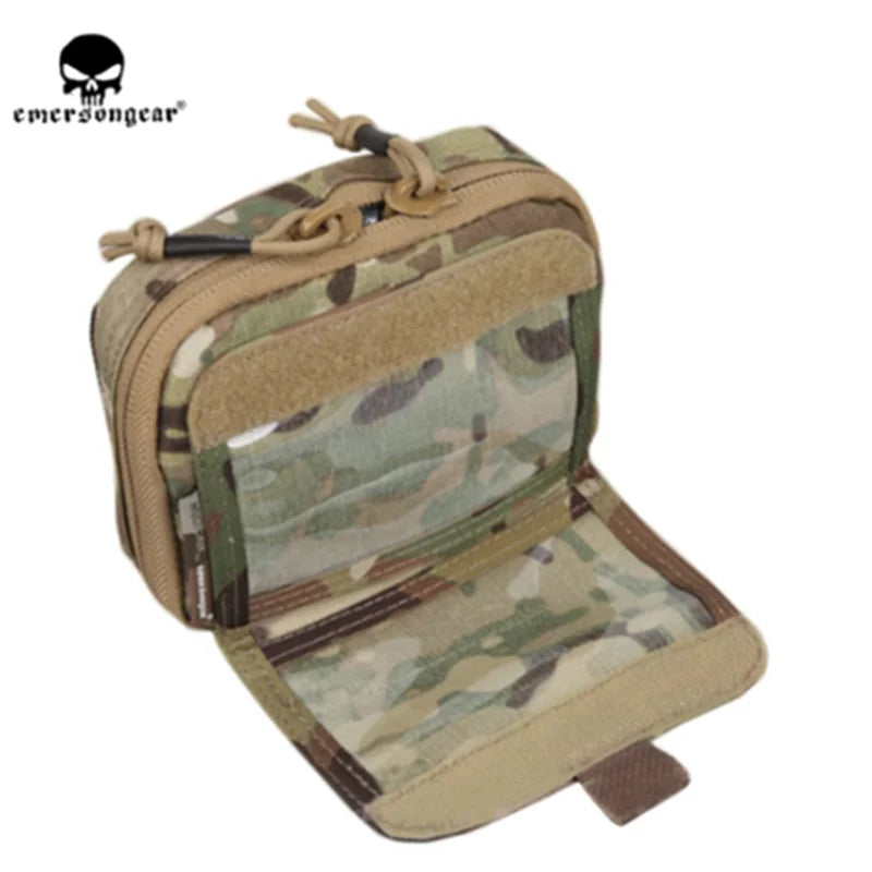 EMERSON ADMIN Multi-purpose Map Bag 500D NYLON for Airsoft and Hunting Tactical Pouches EM8506 Black