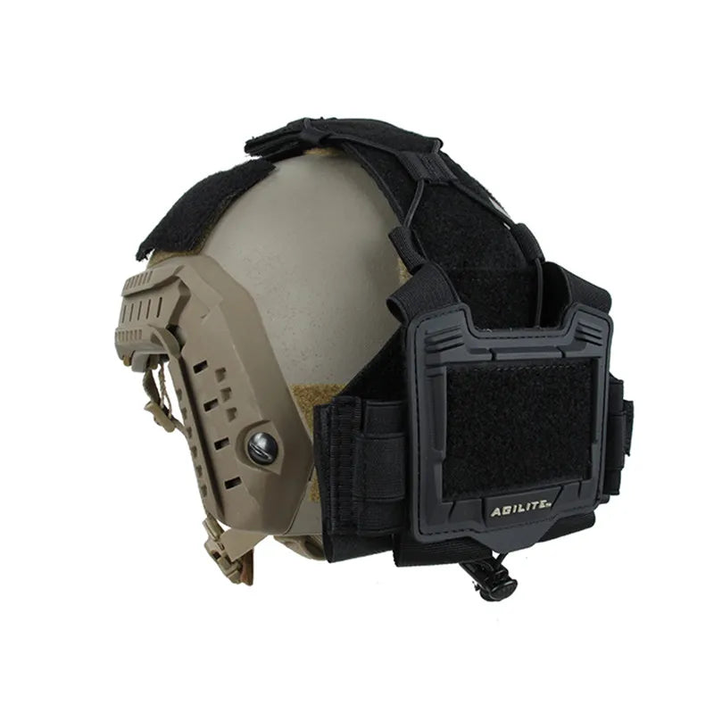 High-Capacity Battery Pouch Case for Tactical Helmet, Paste attached Pouch, Battery Storage Bag, RG BK, New