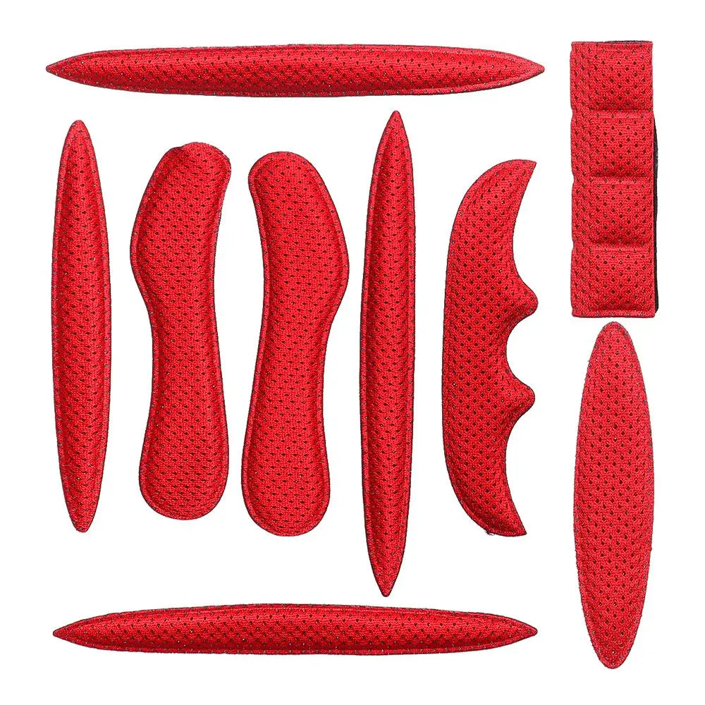 27pcs/set Helmet Padding Kits Sealed Sponge Replacement Motorcycle Bicycle Cycling Universal Foam Pads Set