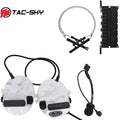 TAC-SKY COMTA New Detachable Headband Silicone Earmuffs Military Noise Reduction Tactical Headphones Comta Iii / C3 Headset