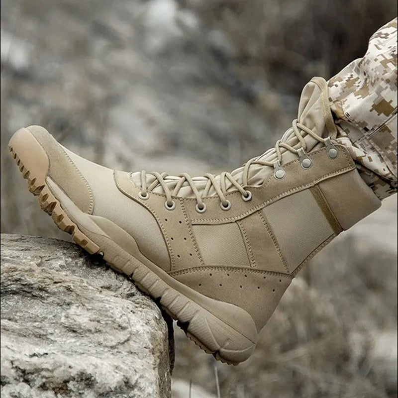 34 49 Size Men Women Ultrallight Outdoor Climbing Shoes Training Boots Summer Breathable Mesh Hiking Desert Boot