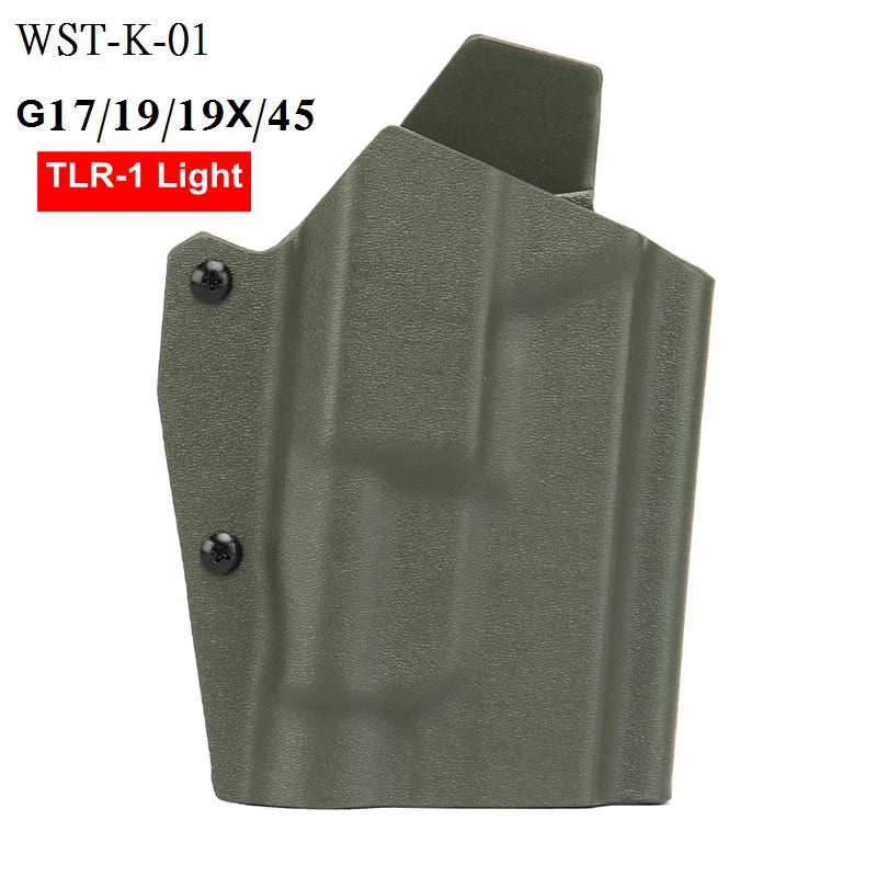 Kydex Holster-G17/19/19x/45 Beretta M9/1911/P226/.45 Handgun Holster Right Hand Hunting Pistol Case Light Beaing Gun Bag