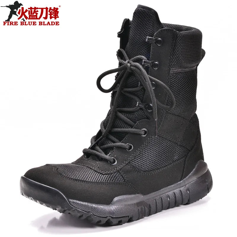 2025 New Blade Summer Mesh Breathable 07 Ultra-Light Men's Hight-Top Forces Boots